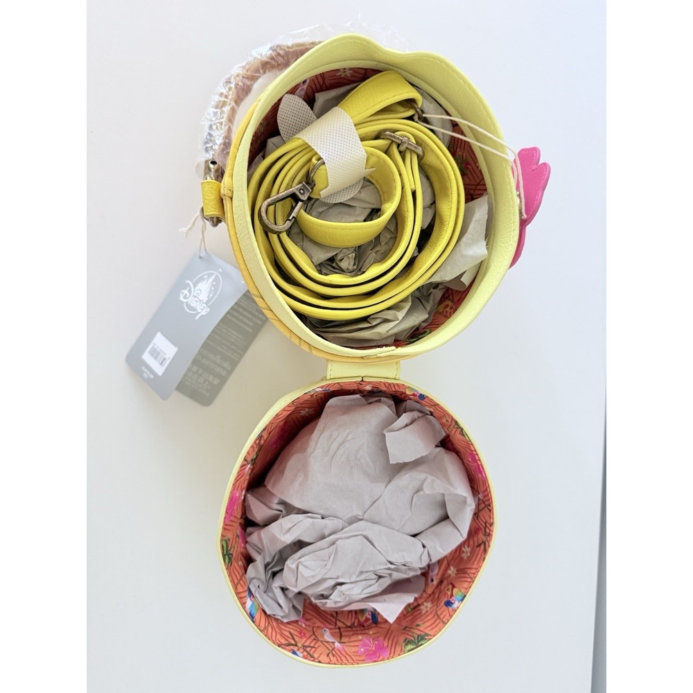 Disney Dole Whip Pineapple‎ Swirl Loungefly Purse Crossbody Bag BNWT - Picture 2 of 9